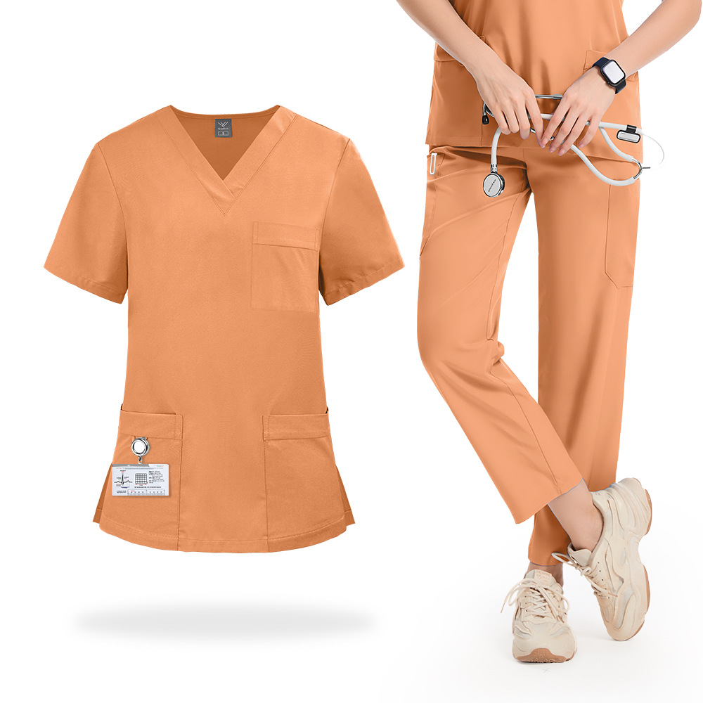 Lab Coat Medical - Cienkie, krótkie bluzki medyczne do sali